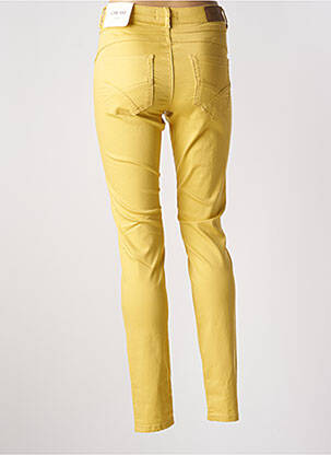 Jeans coupe slim taille basse taille basse jaune CREAM femme