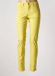 Jeans coupe slim taille basse taille basse vert CREAM femme