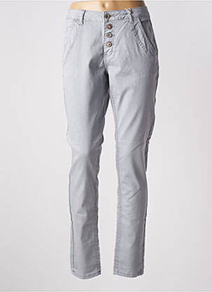 Jeans coupe slim stretch taille normale gris CREAM femme