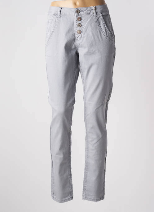 Jeans coupe slim gris CREAM pour femme