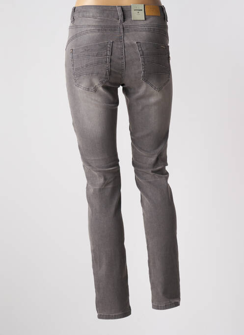 Jeans coupe slim gris CREAM pour femme