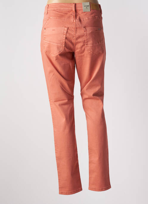 Jeans coupe slim orange CREAM pour femme