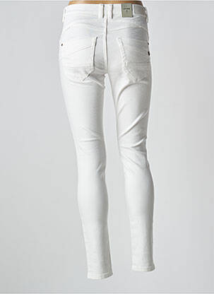 Jeans skinny push-up taille normale blanc CREAM femme