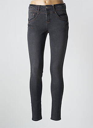 Jeans skinny push-up taille normale gris CREAM femme