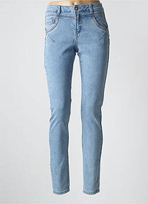 Jeans skinny push-up taille normale bleu clair CREAM femme