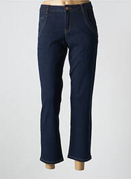Jeans coupe droite stretch taille normale bleu CREAM femme