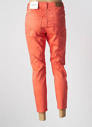 Pantalon 7/8 taille haute taille haute orange CREAM femme