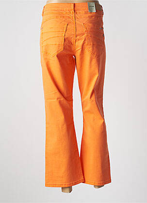 Pantalon 7/8 stretch taille normale orange CREAM femme