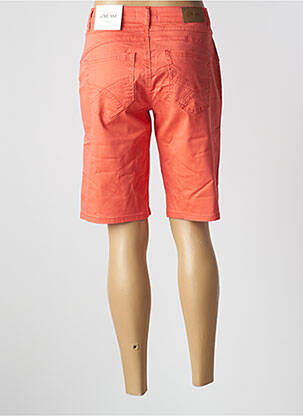 Bermuda tissage popeline taille normale orange CREAM femme