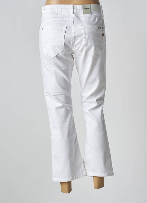 Pantalon 7/8 blanc CREAM pour femme