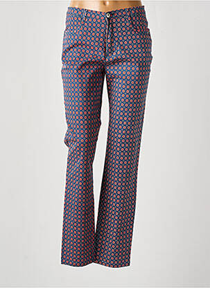 Pantalon slim tissage popeline taille normale bleu I.QUING femme