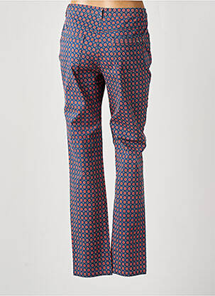 Pantalon slim tissage popeline taille normale bleu I.QUING femme