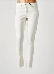 Jeans coupe slim blanc IKKS pour femme seconde vue