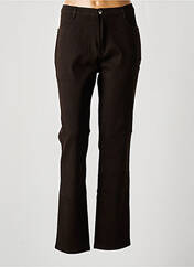 Pantalon slim marron I.QUING pour femme seconde vue