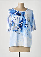 T-shirt bleu FRANK WALDER pour femme seconde vue