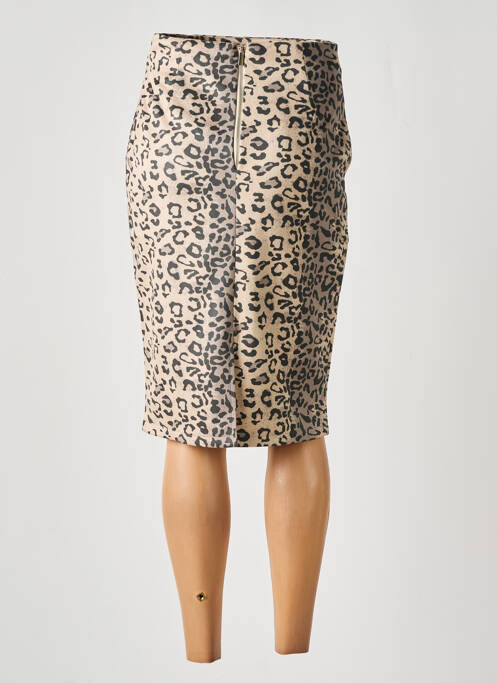 Jupe mi-longue beige UNIKA pour femme