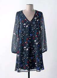 Robe courte manches longues manches longues noir I.CODE (By IKKS) femme