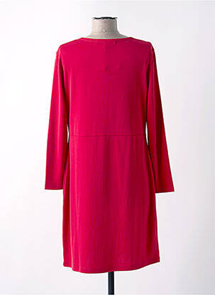 Robe mi-longue manches longues manches longues rouge SEE THE MOON femme