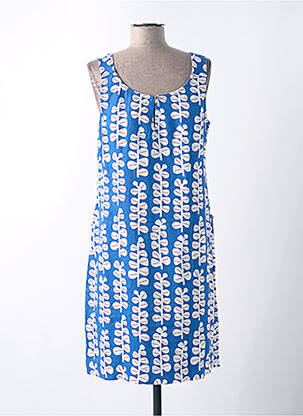 Robe mi-longue sans manche sans manche bleu WHITE STUFF femme