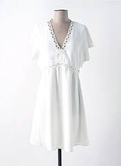 Robe mi-longue blanc IKKS pour femme seconde vue