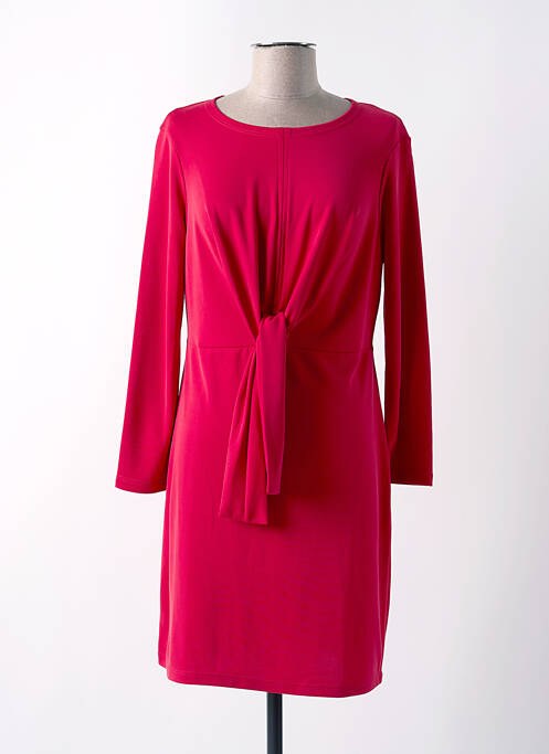 Robe mi-longue manches longues manches longues rouge SEE THE MOON femme