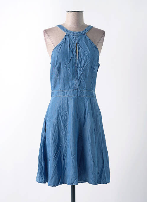 Robe mi-longue bleu MORGAN pour femme