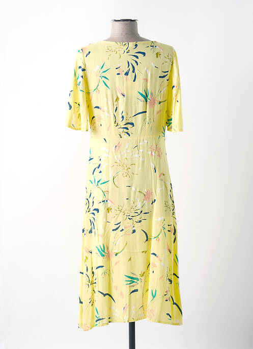 Robe mi-longue jaune LA FIANCEE DU MEKONG femme