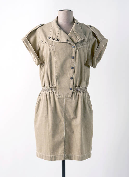 Robe mi-longue vert IKKS pour femme