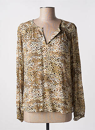 Blouse manches longues manches longues vert IKKS femme