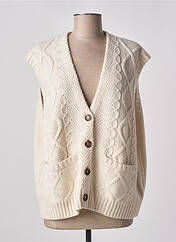 Gilet sans manche beige WHITE STUFF pour femme seconde vue