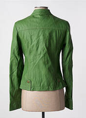 Veste simili cuir vert JS MILLENIUM pour femme seconde vue