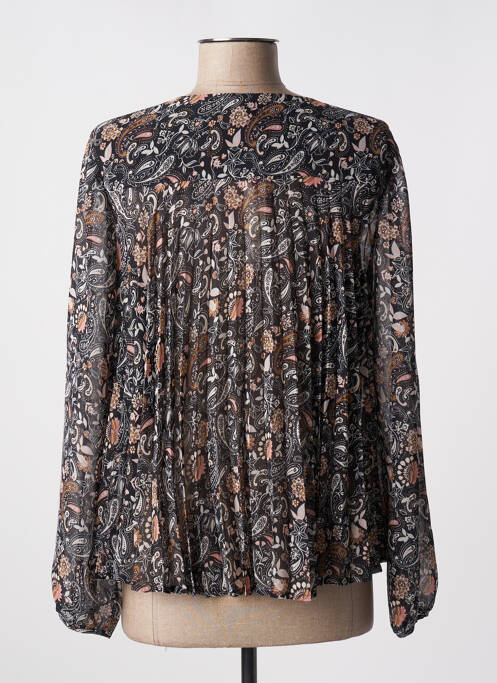 Blouse manches longues manches longues noir I.CODE (By IKKS) femme
