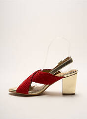 Sandales/Nu pieds rouge I.CODE (By IKKS) pour femme seconde vue