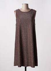 Robe mi-longue marron GRACE & MILA pour femme seconde vue