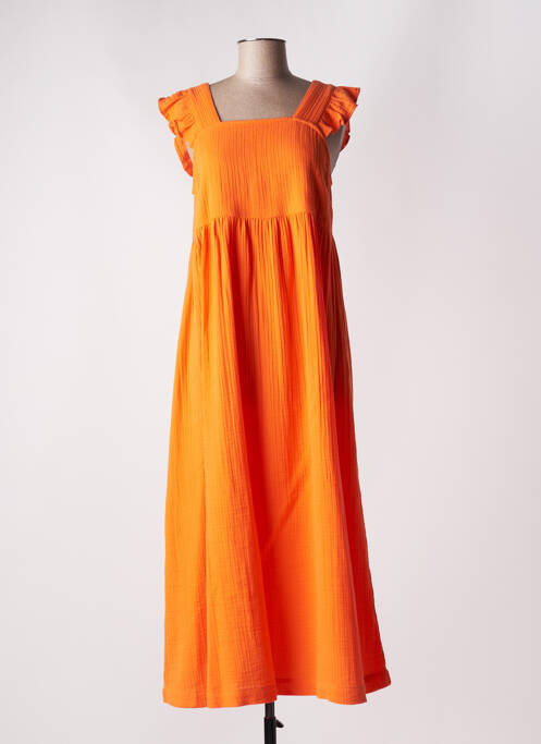 Robe longue sans manche sans manche orange Y.A.S femme