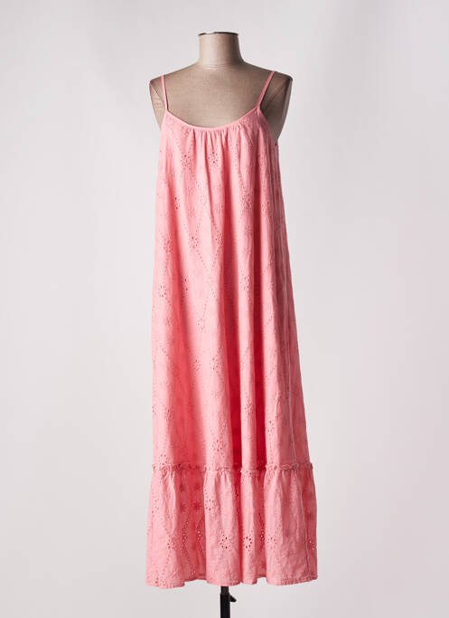 Robe longue rose GRACE & MILA pour femme