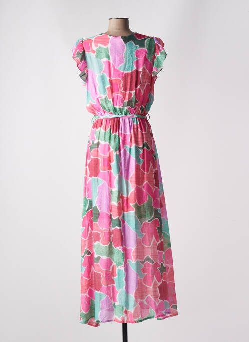 Robe longue rose KILKY pour femme