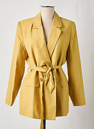 Blazer poches jaune GRACE & MILA femme