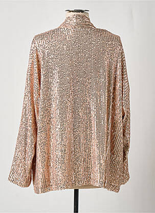 Veste kimono col châle rose KILKY femme