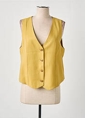 Gilet sans manche jaune GRACE & MILA pour femme seconde vue