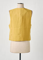 Gilet sans manche jaune GRACE & MILA pour femme seconde vue