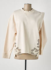 Sweat-shirt beige Y.A.S pour femme seconde vue