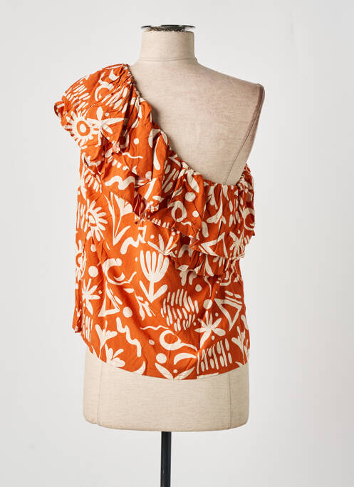 Blouse orange CHARLIOR pour femme