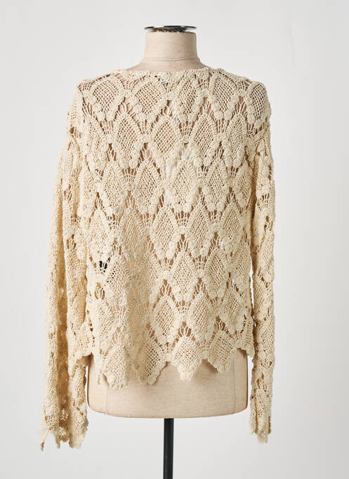 Pull beige Y.A.S pour femme