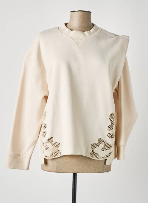 Sweat-shirt beige Y.A.S pour femme