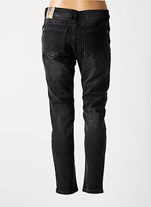 Jeans coupe slim stretch taille normale noir ONADO femme