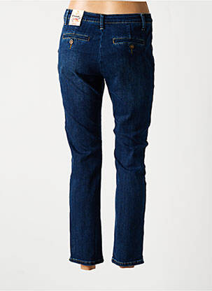 Jeans coupe slim stretch taille normale bleu ONADO femme