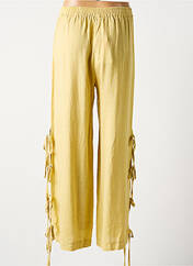 Pantalon large jaune INTUITION pour femme seconde vue