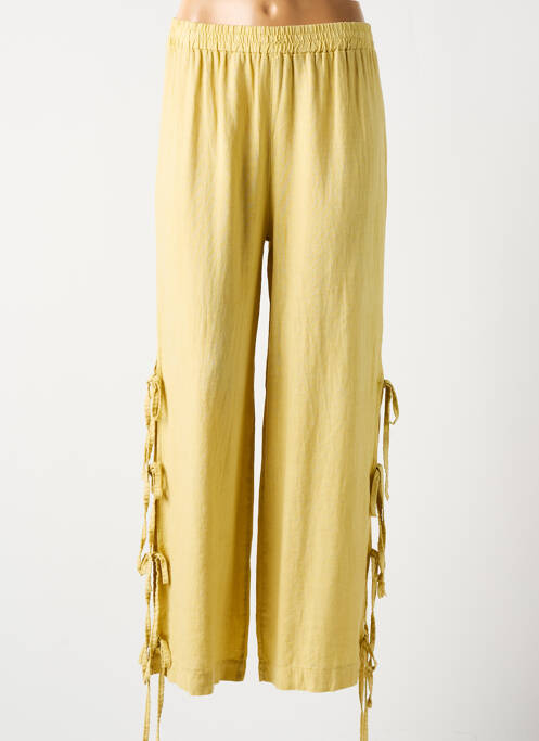 Pantalon large jaune INTUITION pour femme