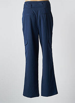 Pantalon droit stretch taille haute bleu Y.A.S femme